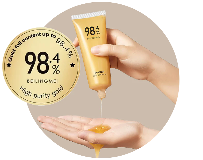 GoldPeelMask-Logo-White Order Buy 1 Get 1 Free